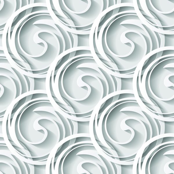 Behang Abstract 3D Geometrisch Patroon - Afbeelding 2