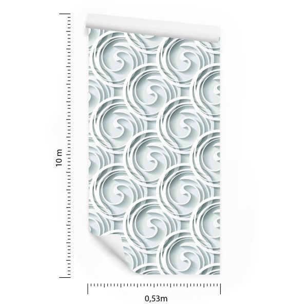 Behang Abstract 3D Geometrisch Patroon - Afbeelding 8