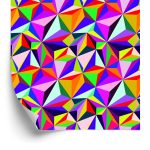 Behang Kleurrijke Geometrische Patronen