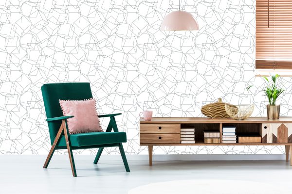 Behang Geometrisch - Minimalisme 3D-Effect - Afbeelding 6