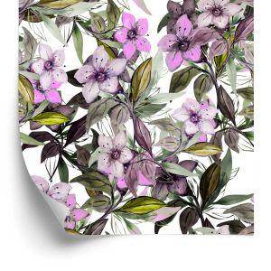 Behang Aquarel Bloemen