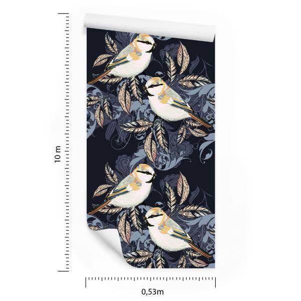 Behang Kleurrijke Vogels - Afbeelding 8