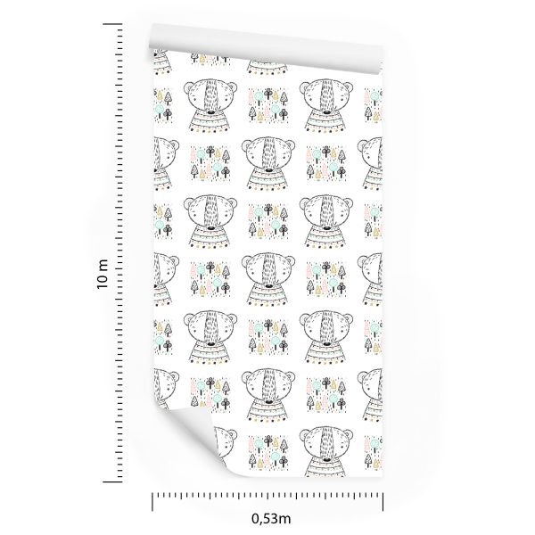 Behang Planten Boomberen - Afbeelding 8