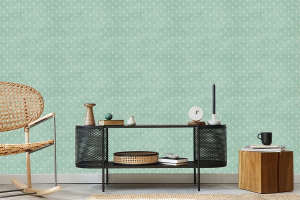 Behang Druppels In Retrostijl - Afbeelding 5