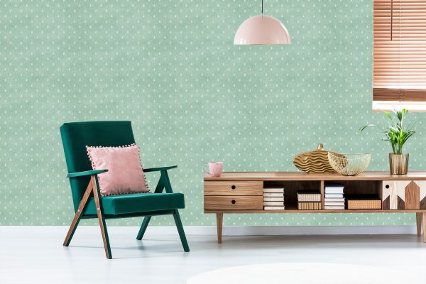 Behang Druppels In Retrostijl - Afbeelding 6