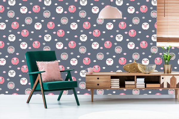 Behang Lieve Schaap - Afbeelding 6