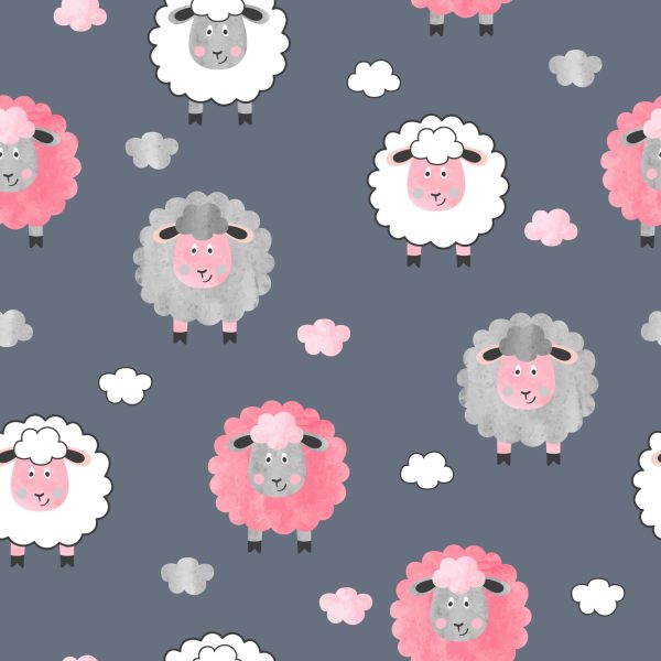 Behang Lieve Schaap - Afbeelding 2