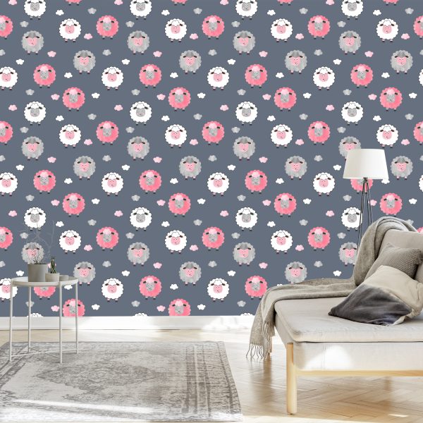 Behang Lieve Schaap - Afbeelding 3
