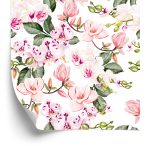 Behang Orchidee Orchidee Bloemen Natuur Voor Woonkamer