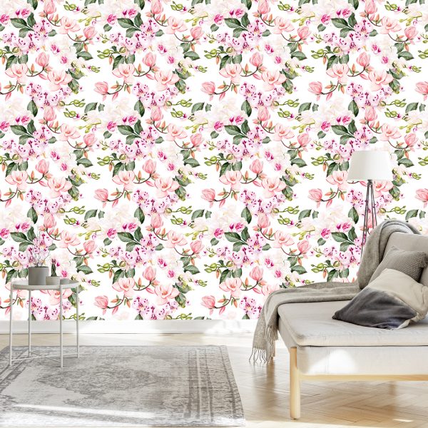 Behang Orchidee Orchidee Bloemen Natuur Voor Woonkamer - Afbeelding 3