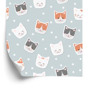 Behang Voor Kinderen - Kittens En Kringen