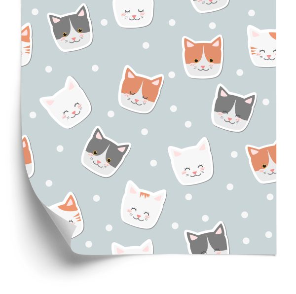 Behang Voor Kinderen - Kittens En Kringen