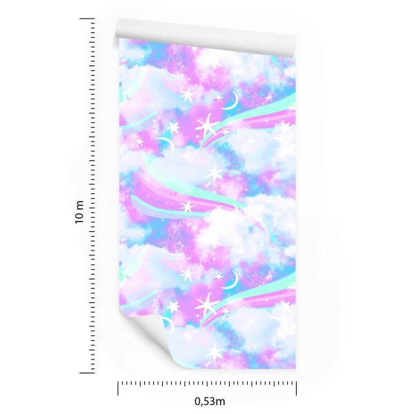 Behang Kleurrijke Lucht Met Wolken - Afbeelding 8