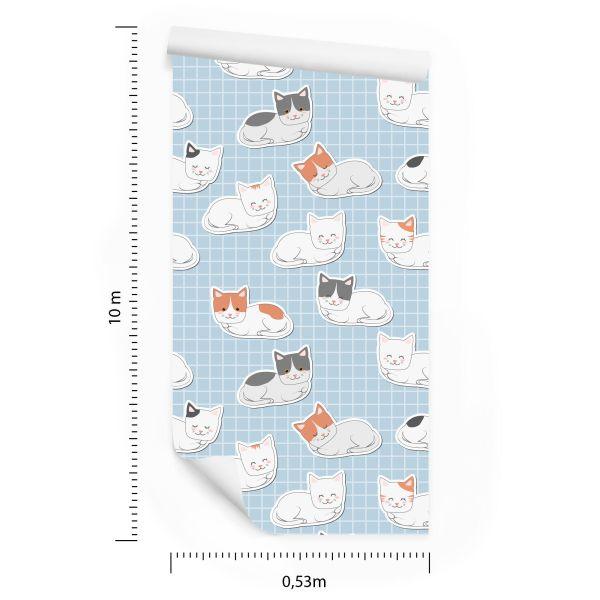 Behang Voor Kinderen - Katten - Afbeelding 8