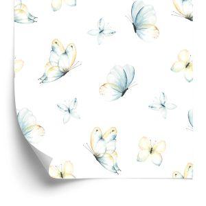 Behang Natuurvlinders Voor De Babykamer