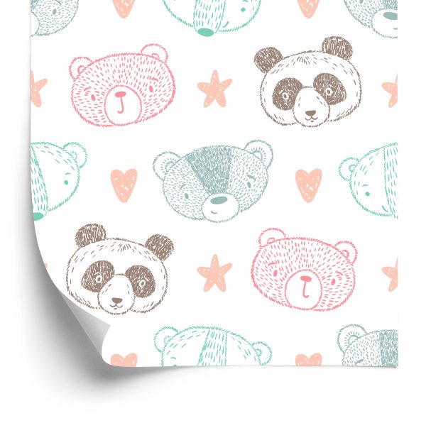 Behang Panda Beren Beren