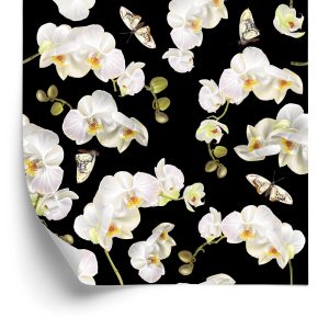 Behang Orchidee Natuur Natuur Bloemen Voor Slaapkamer
