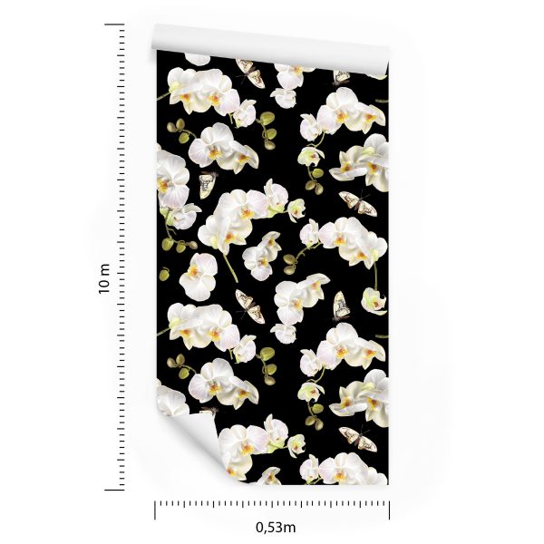 Behang Orchidee Natuur Natuur Bloemen Voor Slaapkamer - Afbeelding 8