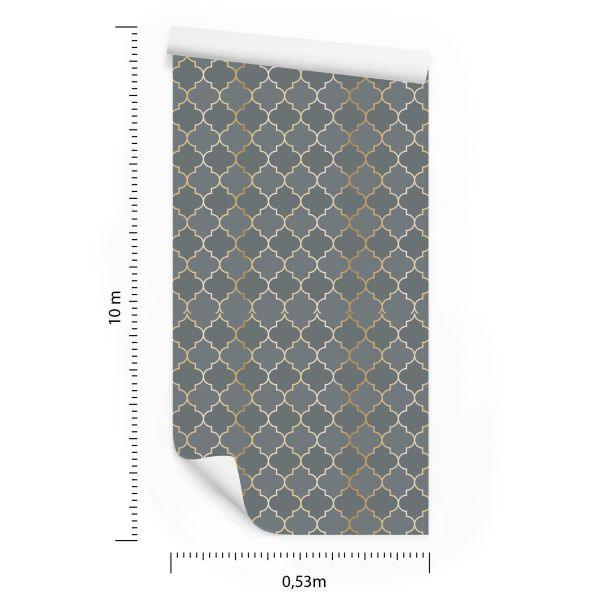 Behang Imitatie Mozaïektegels Voor De Woonkamer - Afbeelding 8