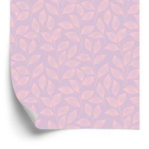 Behang Delicate Kleurrijke Bladeren