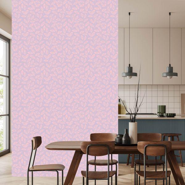 Behang Delicate Kleurrijke Bladeren - Afbeelding 4