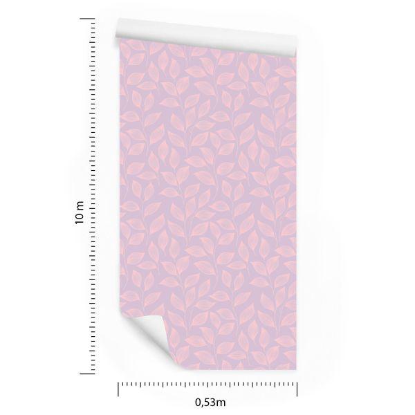 Behang Delicate Kleurrijke Bladeren - Afbeelding 8