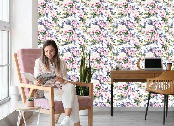Behang Voor Woonkamer Groene Bloemen Orchideeën Orchidee - Afbeelding 7