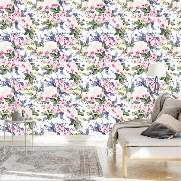 Behang Voor Woonkamer Groene Bloemen Orchideeën Orchidee - Afbeelding 3