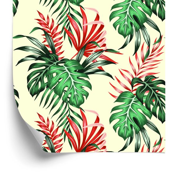 Behang Tropische Planten