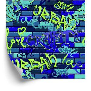 Behang Graffiti Op De Muur
