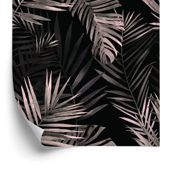 Behang Palm Bladeren