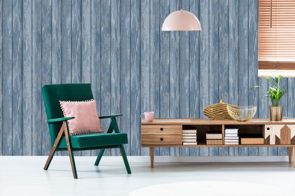 Behang Houten Planken Modern Patroon - Afbeelding 6