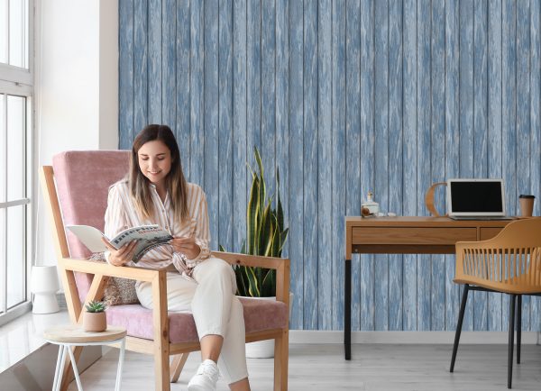 Behang Houten Planken Modern Patroon - Afbeelding 7