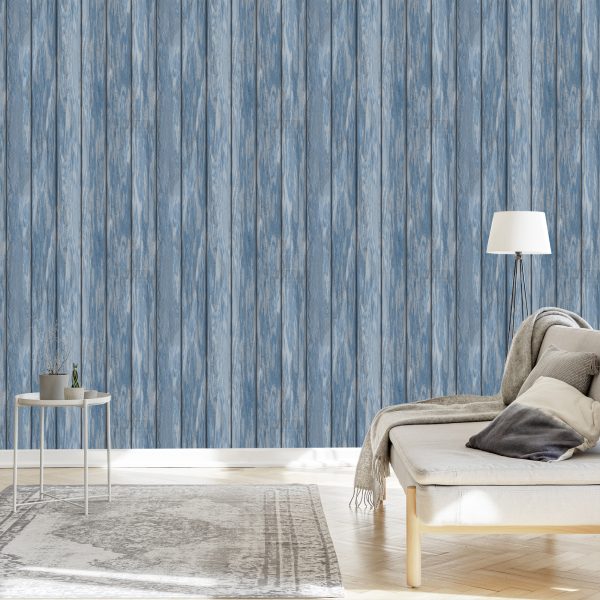 Behang Houten Planken Modern Patroon - Afbeelding 3