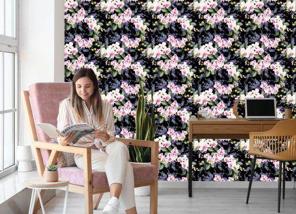 Behang Bloemen. Natuur. Orchideeën. Natuur - Afbeelding 7