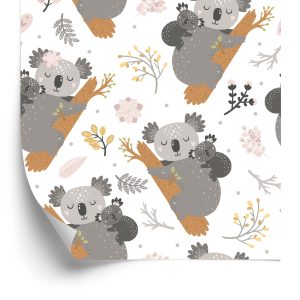 Behang Slapende Koala's