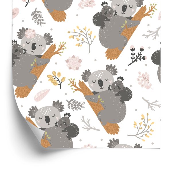 Behang Slapende Koala's