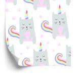 Behang Voor Meisjes, Dieren, Kittens, Sterren