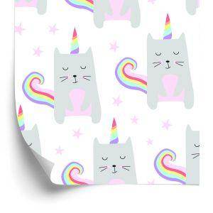 Behang Voor Meisjes, Dieren, Kittens, Sterren