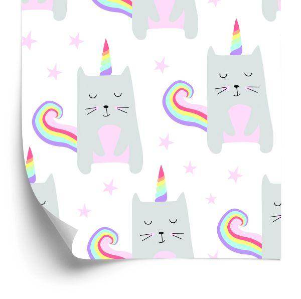 Behang Voor Meisjes, Dieren, Kittens, Sterren