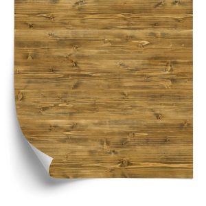 Behang Stijlvol Horizontaal Houten Patroon