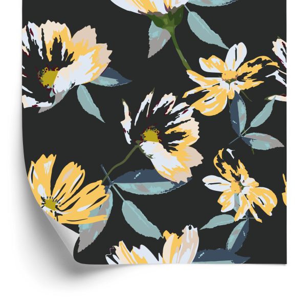 Behang Bloemenpatroon
