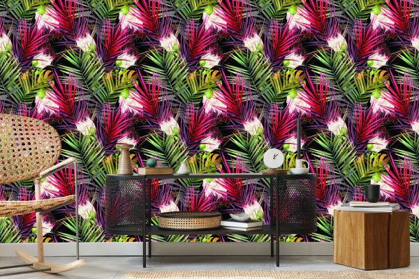 Behang Kleurrijke Planten - Afbeelding 5