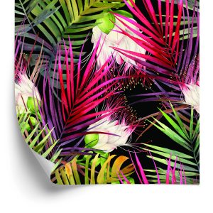 Behang Kleurrijke Planten