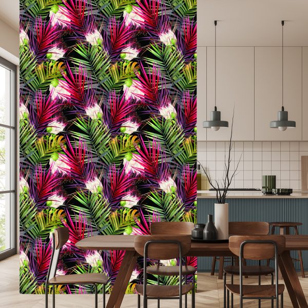 Behang Kleurrijke Planten - Afbeelding 4