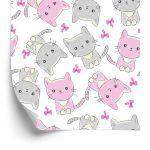 Behang Voor Kinderen - Happy Cats