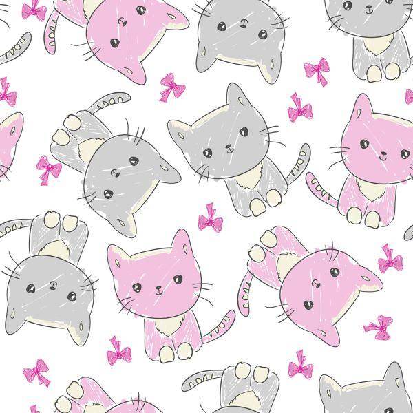Behang Voor Kinderen - Happy Cats - Afbeelding 2