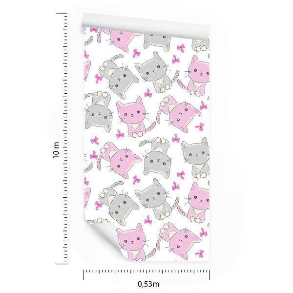 Behang Voor Kinderen - Happy Cats - Afbeelding 8