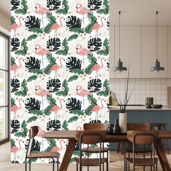 Behang Flamingo's - Afbeelding 4
