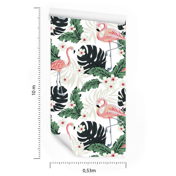 Behang Flamingo's - Afbeelding 8